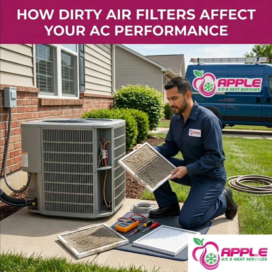 How Dirty Air Filters Affect Your AC Performance
