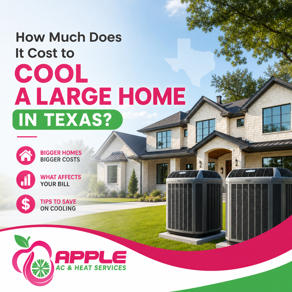 How Much Does It Cost to Cool a Large Home in Texas?