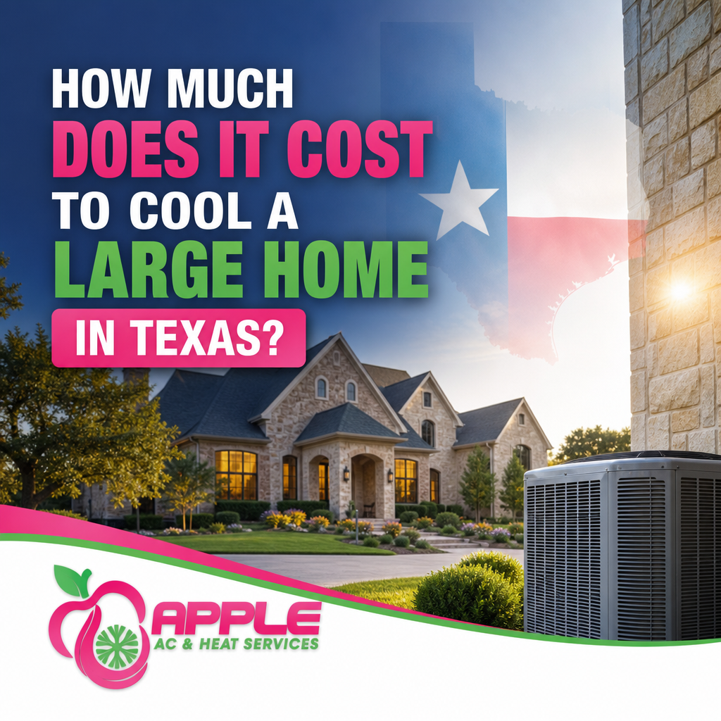 How Much Does It Cost to Cool a Large Home in Texas?