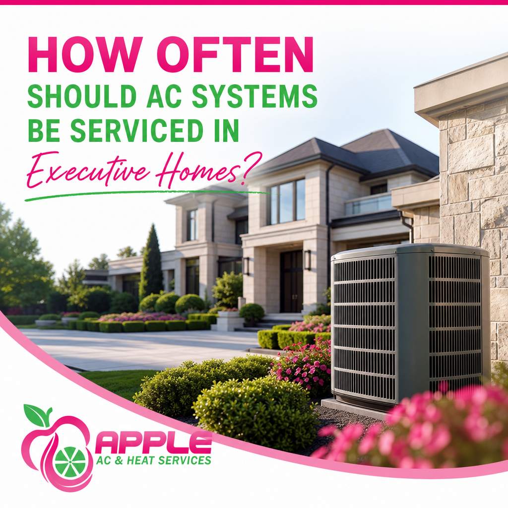 How Often Should AC Systems Be Serviced in Executive Homes?