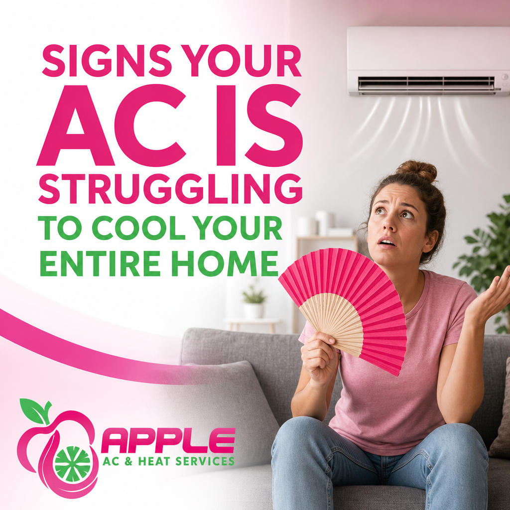 Signs Your AC Is Struggling to Cool Your Entire Home