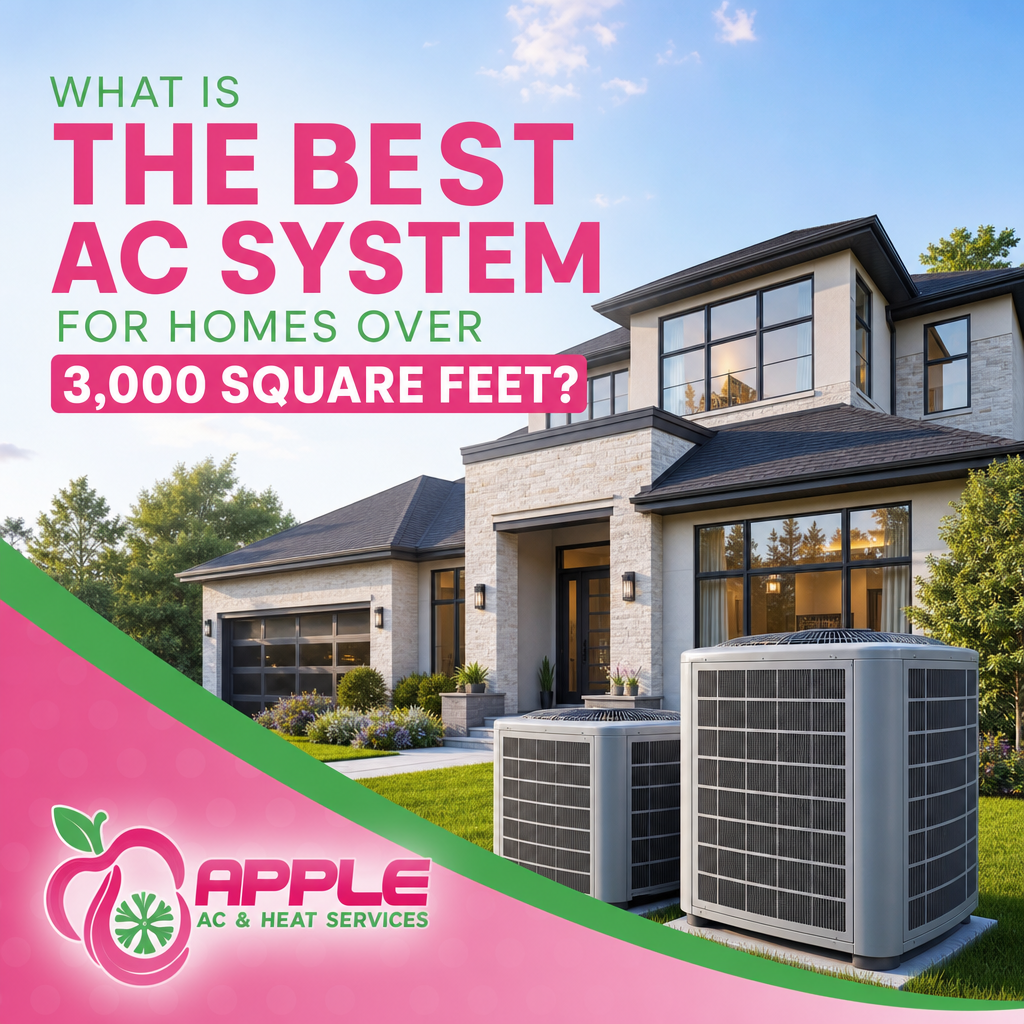 What Is the Best AC System for Homes Over 3,000 Square Feet?